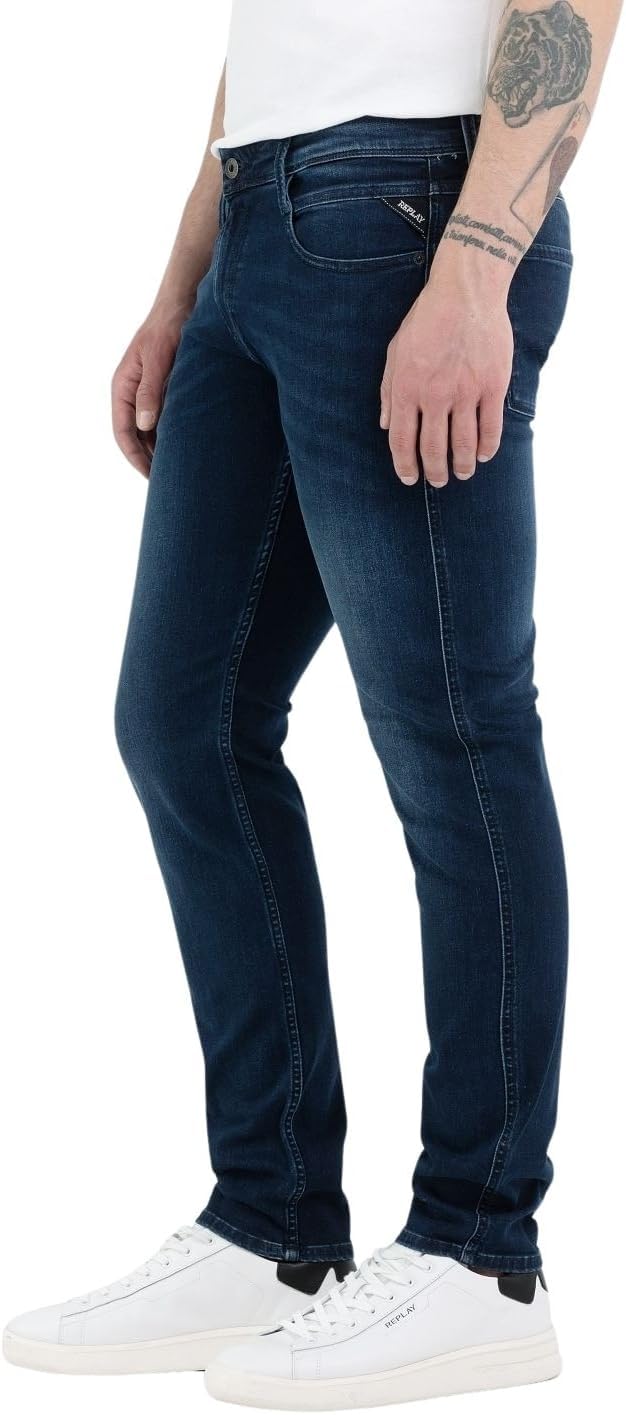 Detalle 2 de Replay Anbass Slim-Fit Jeans 30°C