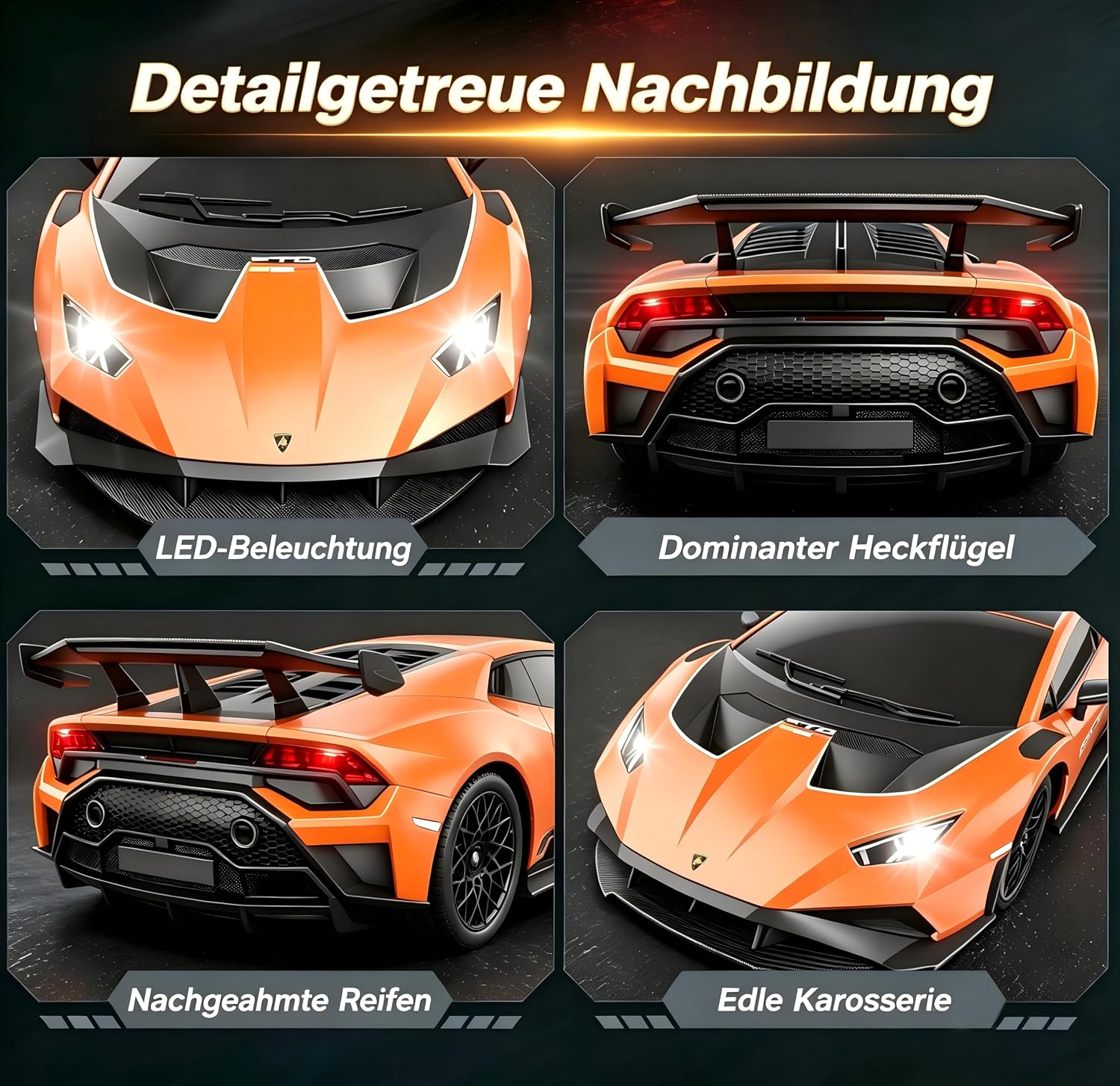 Detalle 2 de Lamborghini RC Drift Car 35 km/h