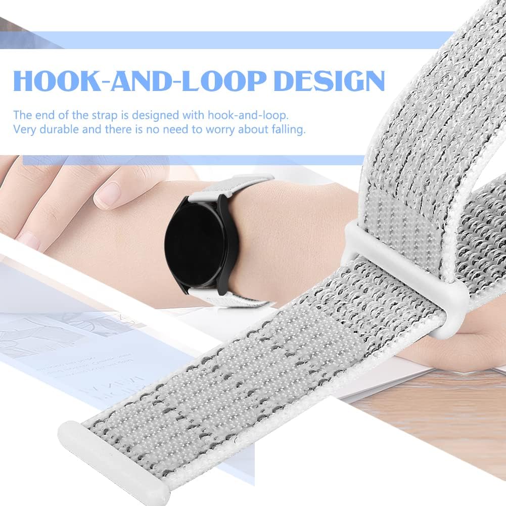 Detalle de Huamanlou Nylon Uhrenarmband 22 mm Schnellverschluss