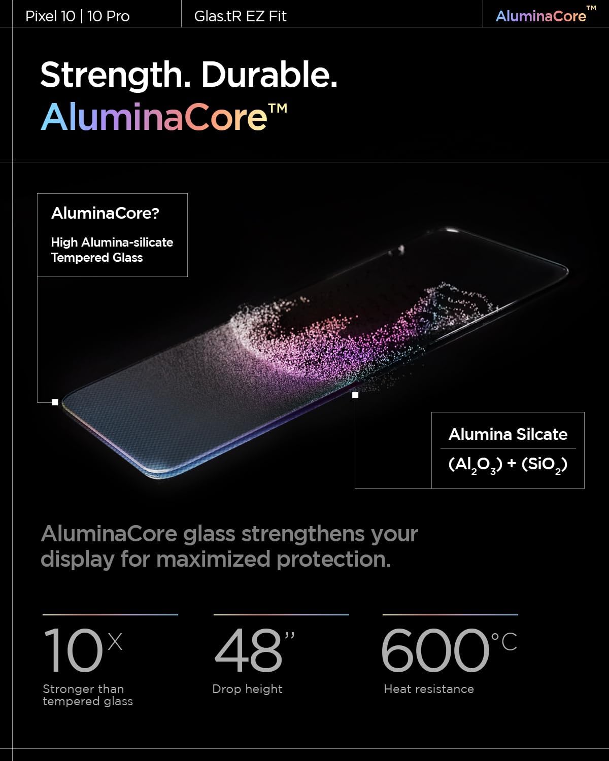 Thumbnail 3 de Spigen Glas.tR EZ Fit Verre trempé pour Google Pixel (9 / 9 Pro / 10 / 10 Pro) – kit d’installation inclus