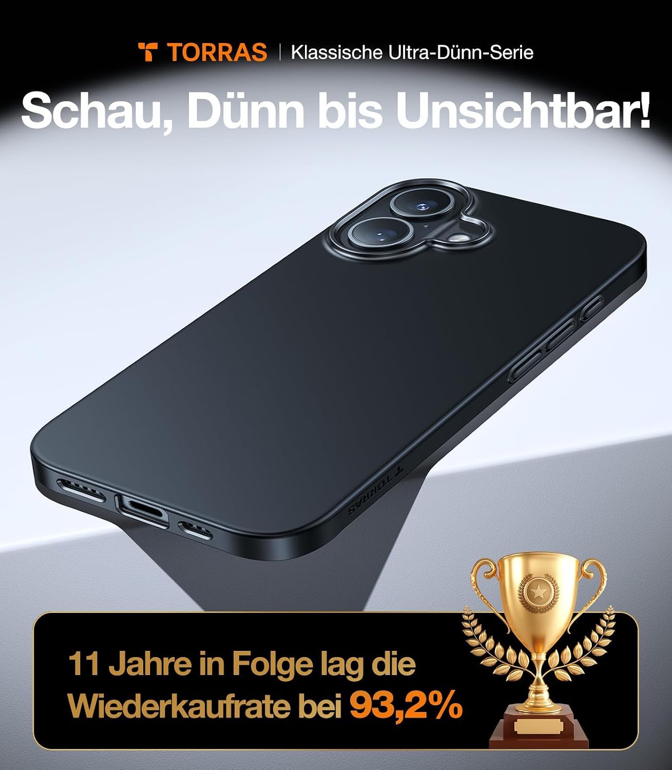 Thumbnail 1 de TORRAS iPhone 16 Hülle für MagSafe schwarz