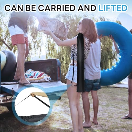 Detalle 2 de Funda para sombrilla de playa con asa impermeable Supecesorio — protección todo el año