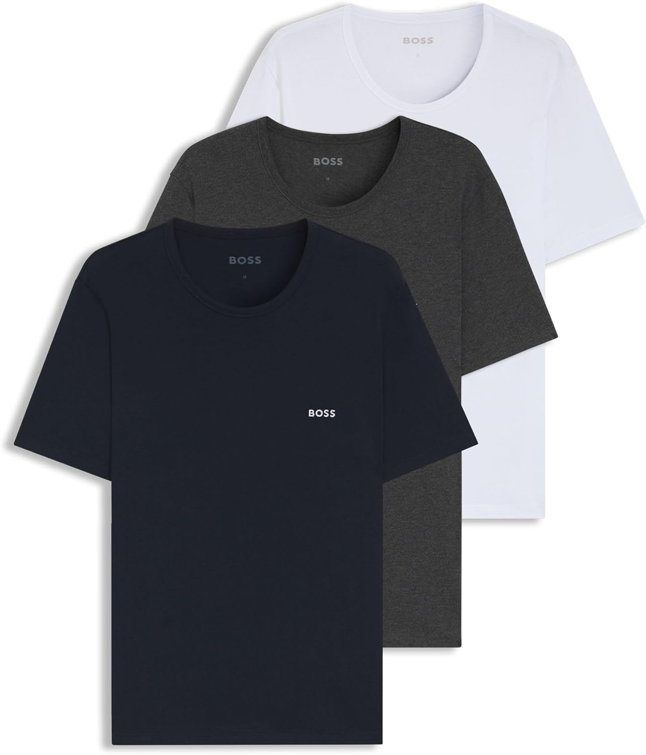 Detalle de HUGO BOSS Hugo Boss T-shirt homme RN 3p Classic (lot de 3)