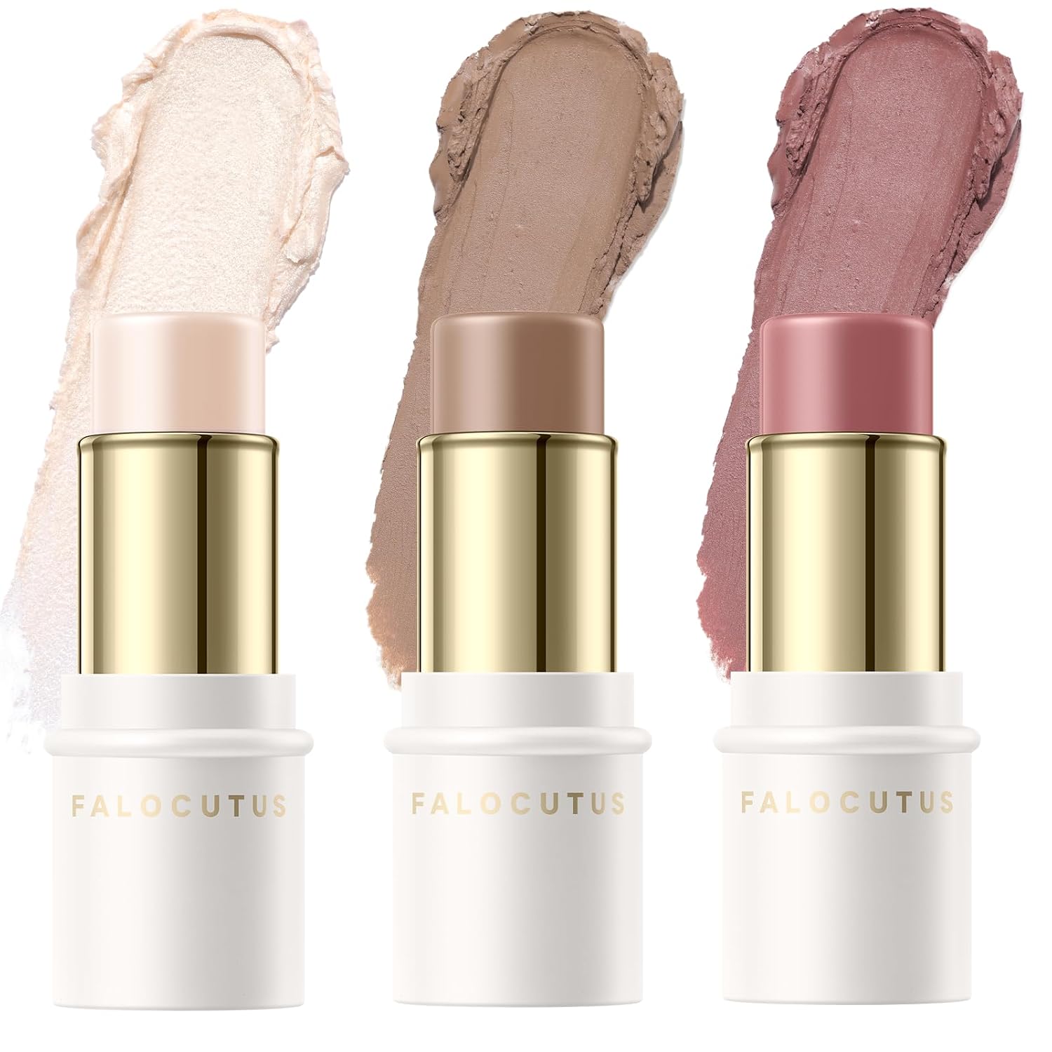 Detalle de Falocutus 3-Piece Contour Stick Set LIGHT-WARM 💄