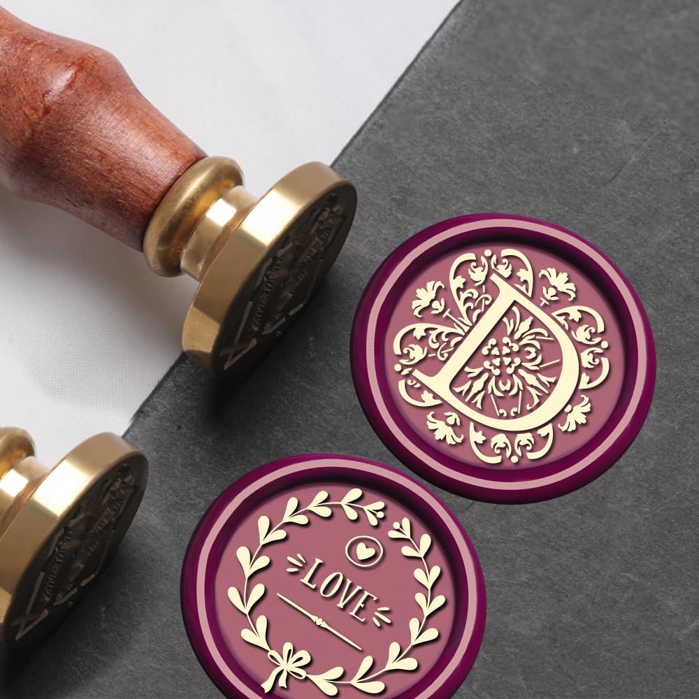 Thumbnail 5 de VSECUON Wax Seal Stamp Brass Head