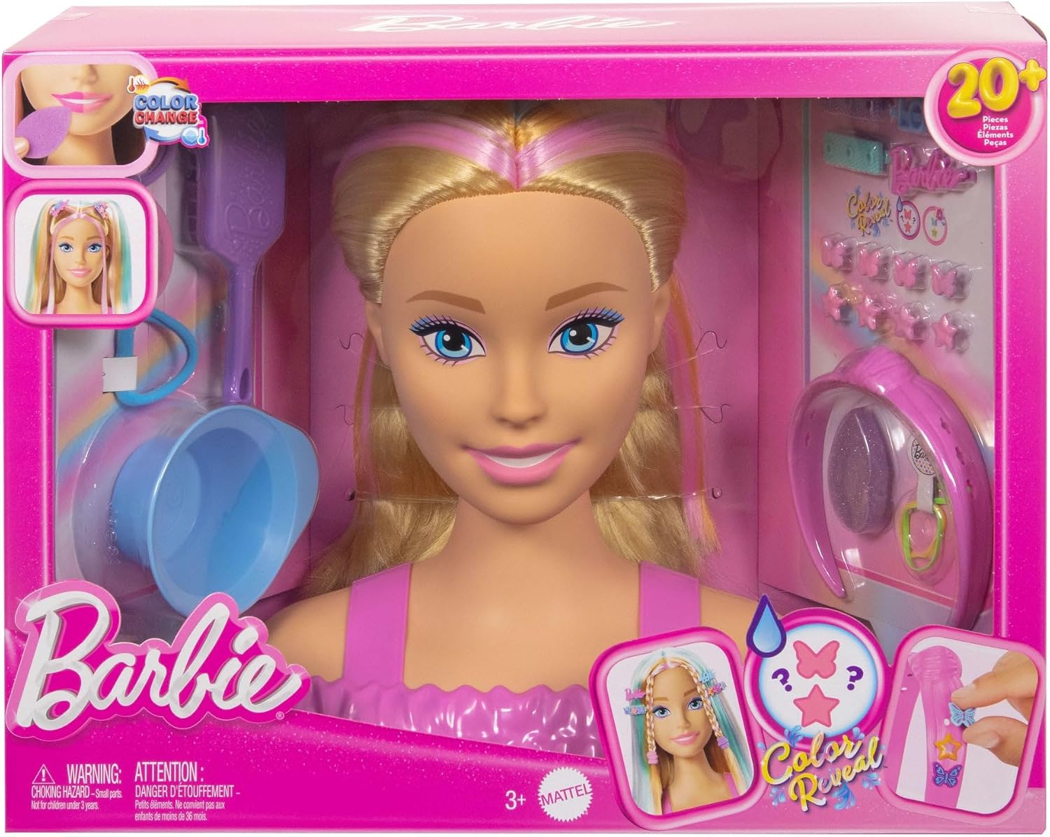 Thumbnail 6 de Barbie Busto para peinar ⭐️ con 20+ accesorios creativos