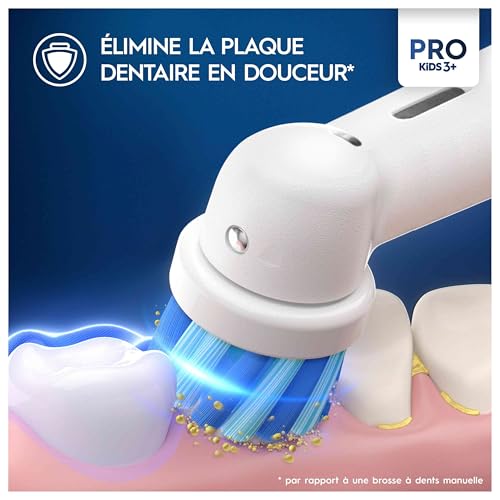 Detalle de Oral-B Brossettes de Rechange Pro Kids – Reine des Neiges, Lot de 4