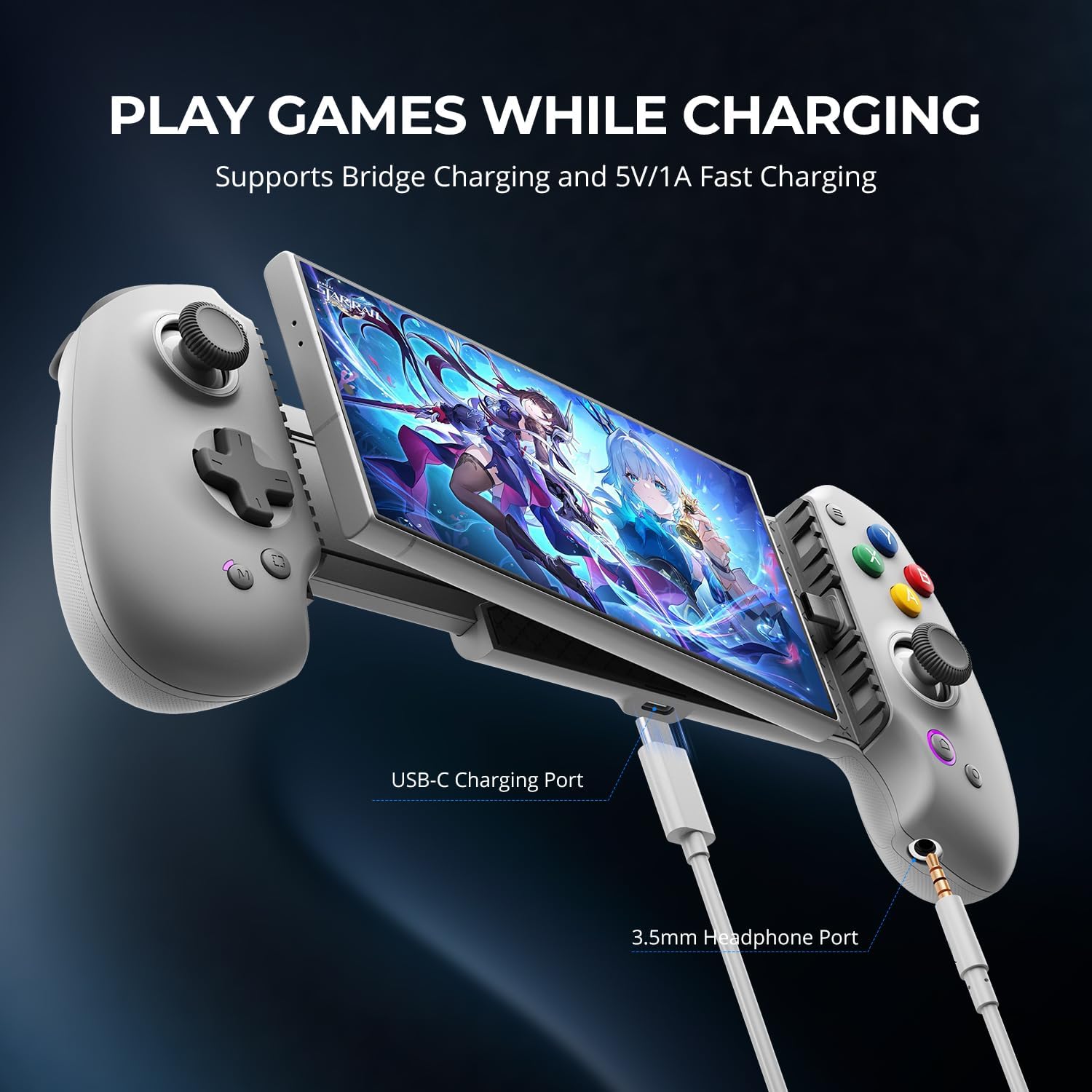 Thumbnail 6 de abxylute S9 Full-Size Gaming Phone Controller for iPhone & Android