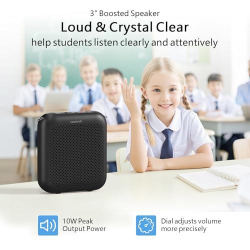 Thumbnail 2 de Norwii S358 Portable Voice Amplifier with Wired Headset Mic – KNORVAY