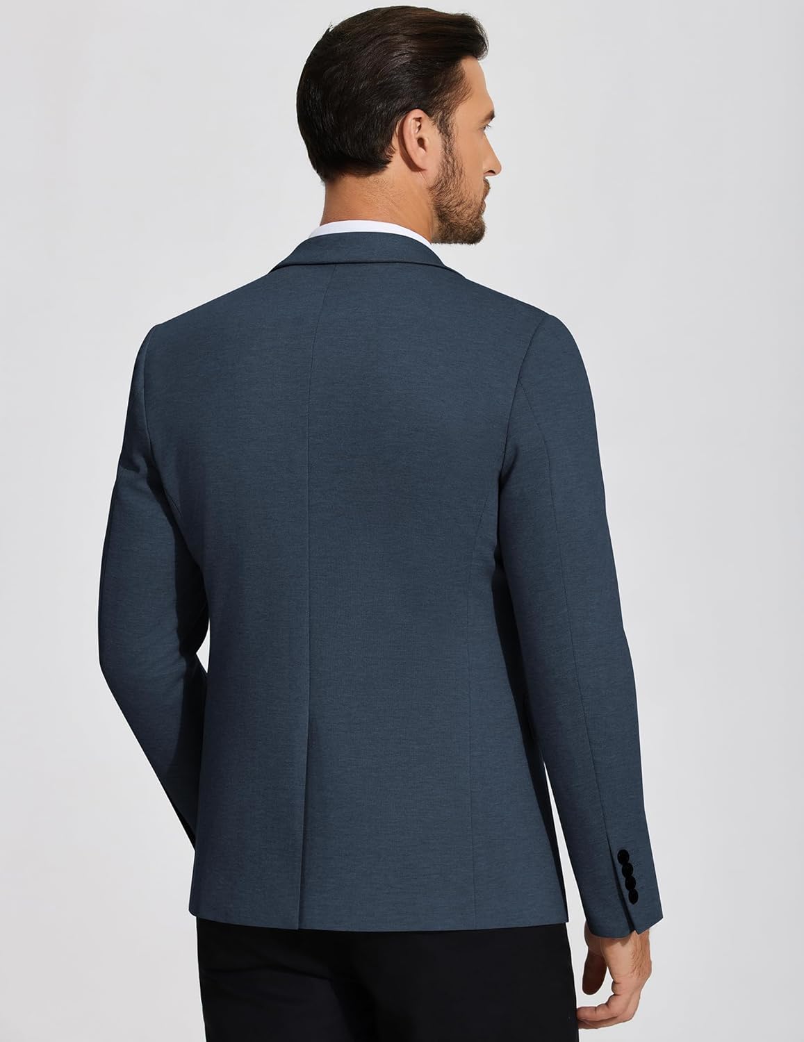 Thumbnail 2 de COOFANDY Men's Casual Knit Blazer Sport Coat — Lightweight, Two-Button Jacket