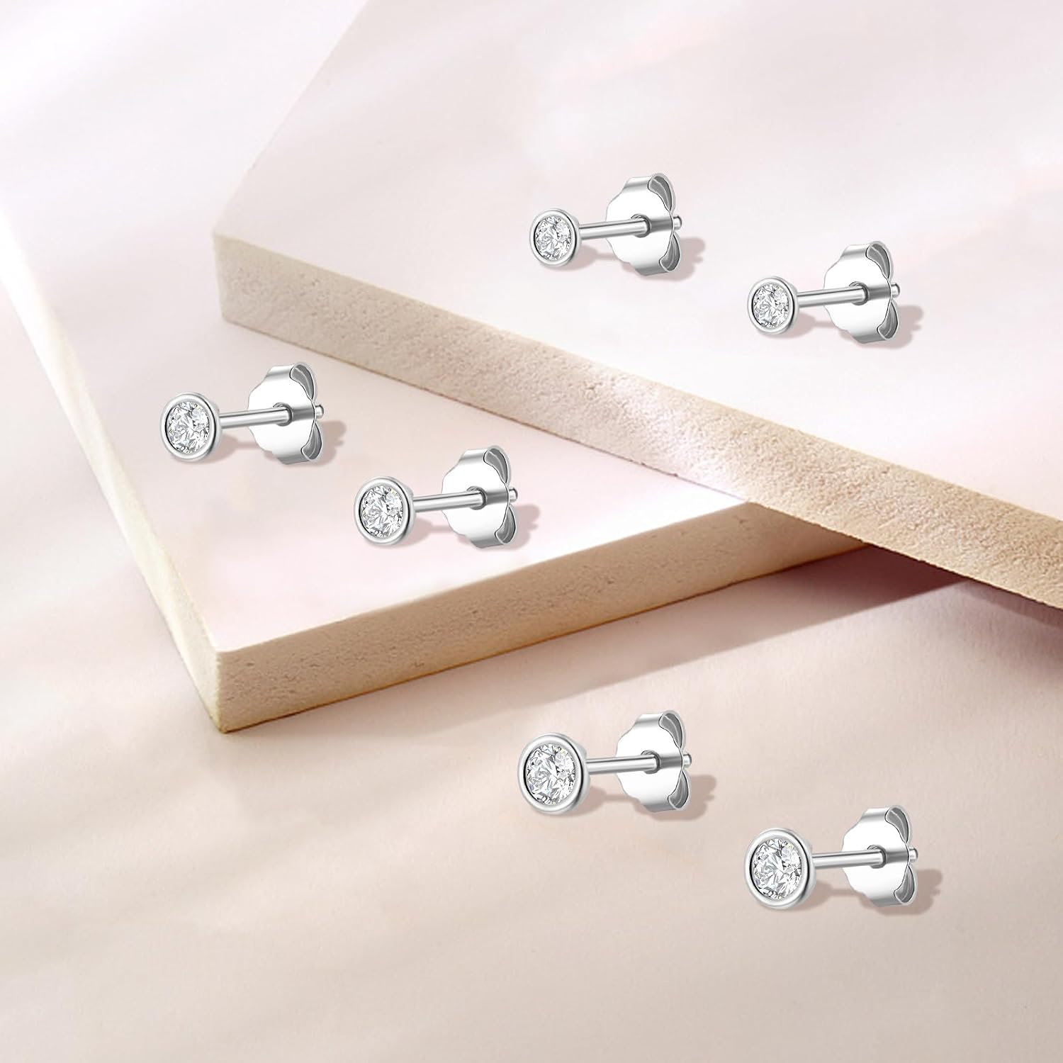 Detalle de Ecripe 925 Ohrstecker mit Zirkonia