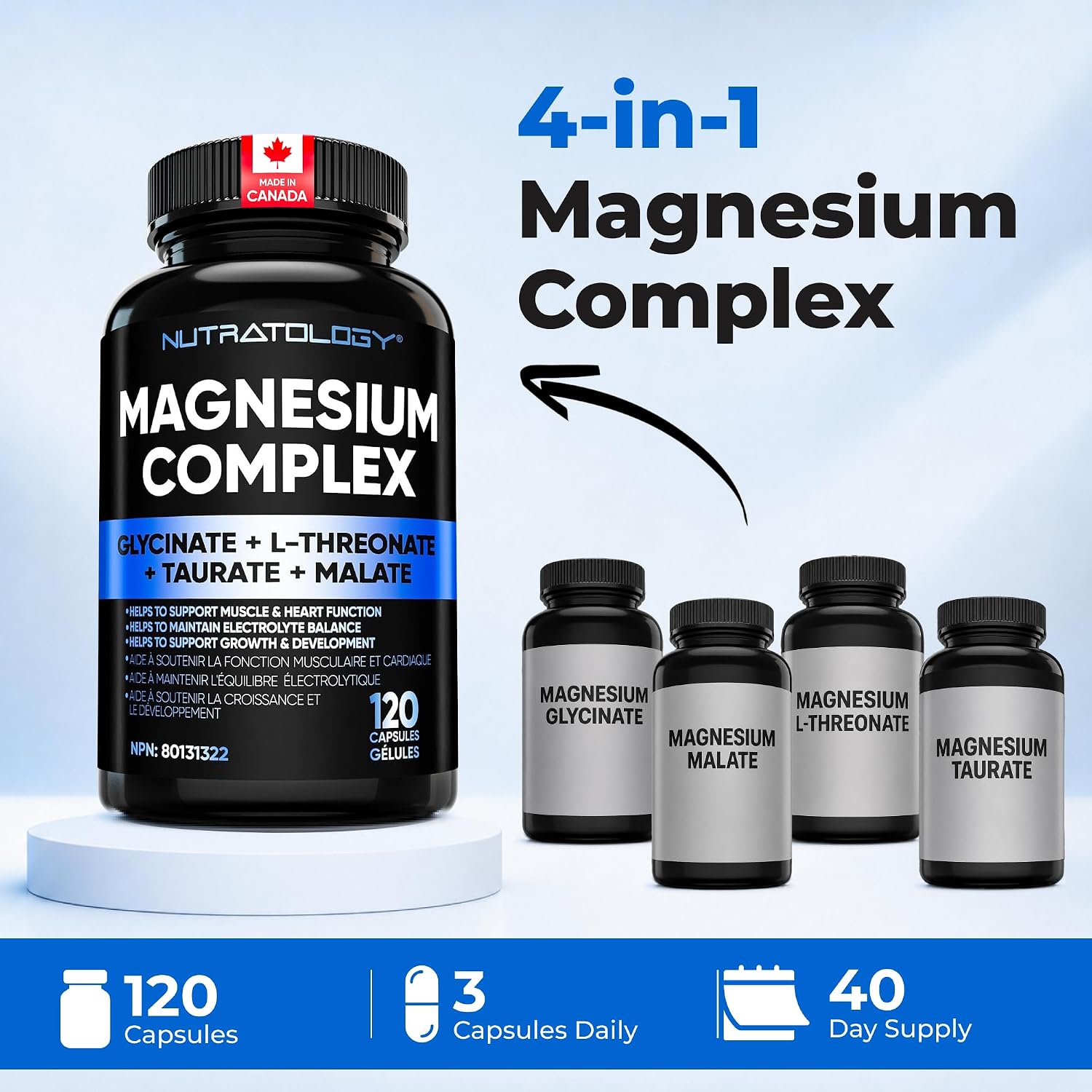 Detalle 2 de Nutratology Magnesium Complex, 120-count