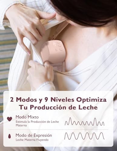 Detalle 2 de Momcozy S9 Pro Sacaleches: compacto, eficiente y pensado para la lactancia móvil