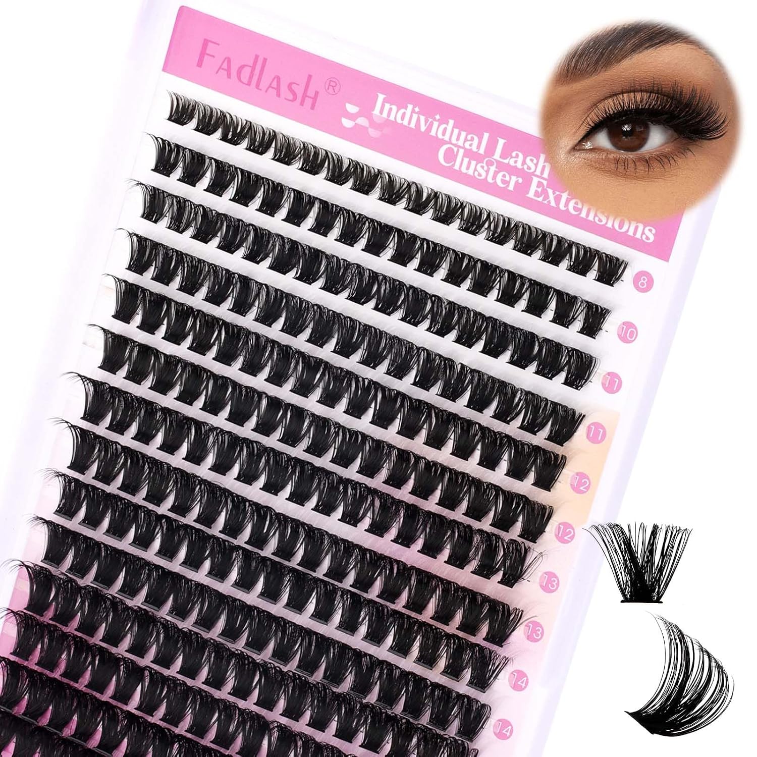 Thumbnail 6 de FADLASH DIY Wimpern Extensions 0,07 D 8–16 mm 80D