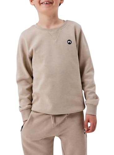 Thumbnail 1 de NAME IT Jungen Nmmvimo Ls Sweat Bru Noos – Pure Cashmere, Regular Fit, Aufnäher