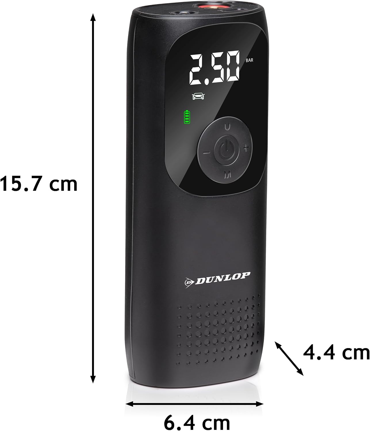 Thumbnail 1 de Dunlop Portable Air Compressor with Digital Display, LED Lamp and USB-C