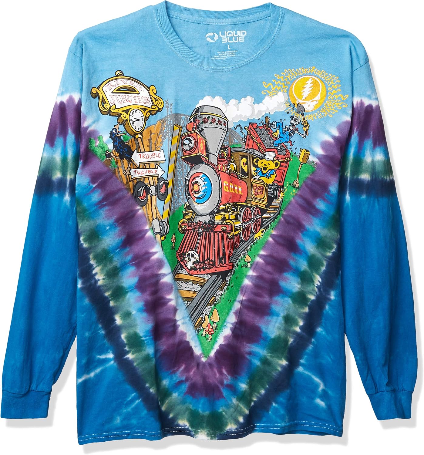 Detalle de Liquid Blue Casey Jones V Long Sleeve T-Shirt
