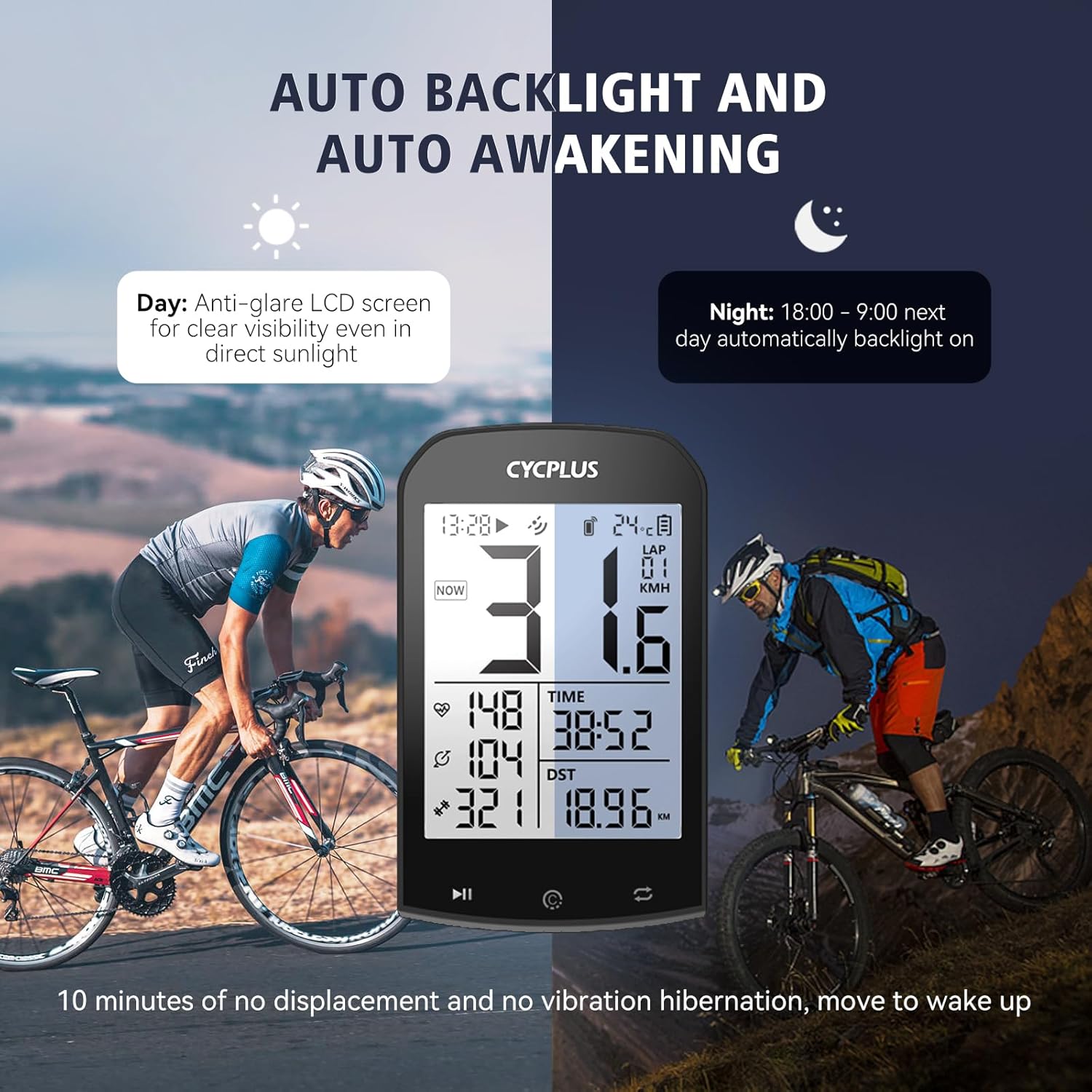 Thumbnail 5 de CYCPLUS M1 GPS Fahrradcomputer kabellos