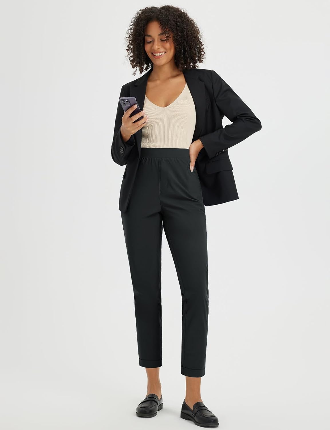 Thumbnail 2 de baleaf Women's Travel Pants with Zipper Pockets — Stretchy, Travel-Ready Business Casual Slacks