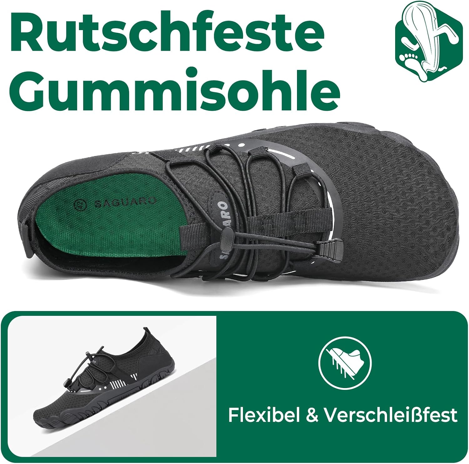 Detalle 1 de SAGUARO Wasserschuhe Aquaschuhe 36-48