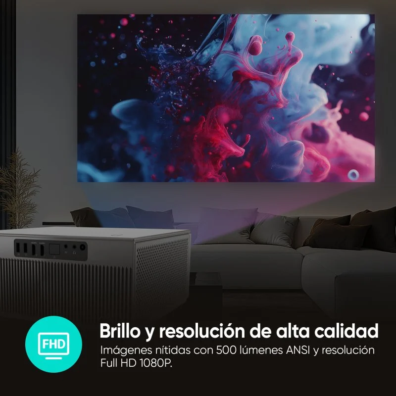 Detalle de Nilait Scene Prime Proyector 500 lúmenes FHD 🎥