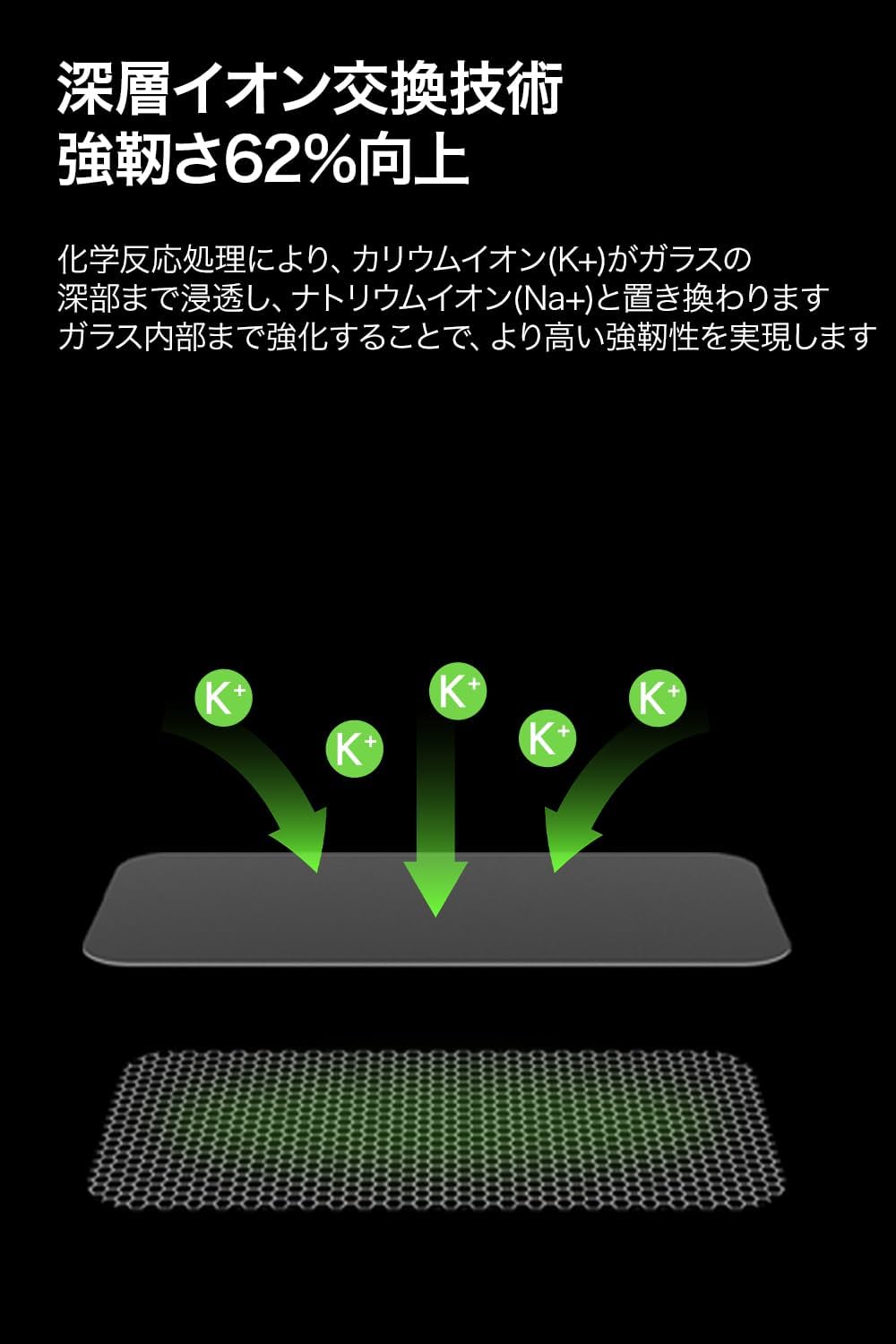 Thumbnail 4 de Belkin OVA265qc InvisiGlass iPhone 18 Pro Max／17 Pro Max用反射防止ガラスフィルム 0.29mm・9H