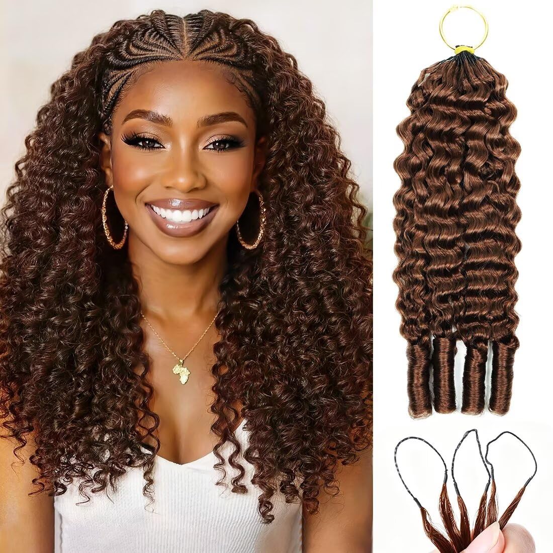 Detalle de ISHOW Crochet Hair 20 Inch