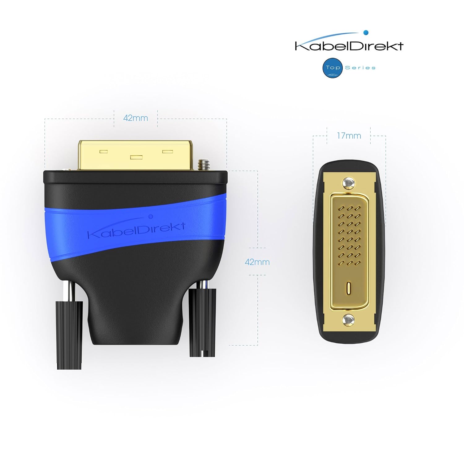 Detalle de KabelDirekt HDMI to DVI Adapter 1080p
