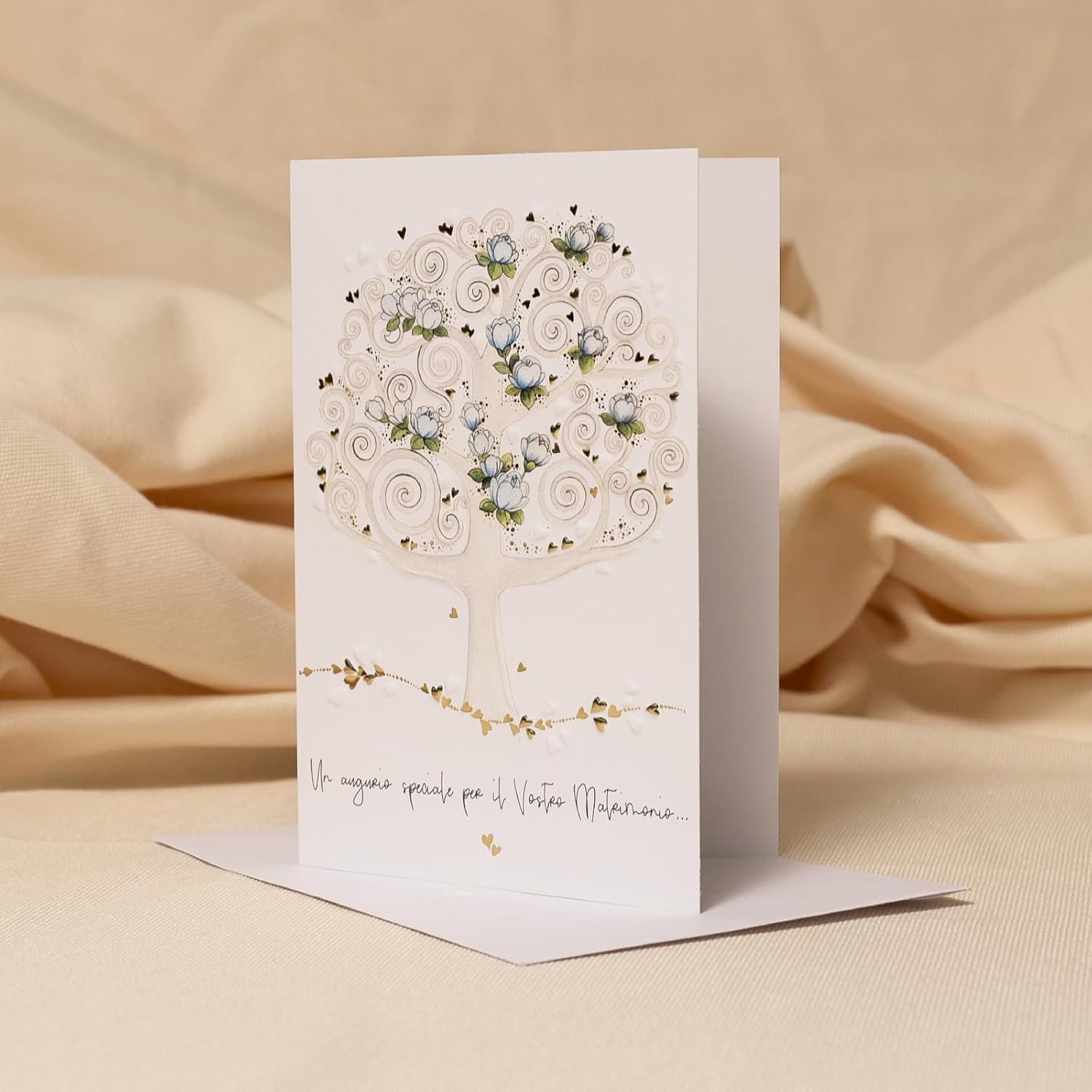 Detalle de ARKRAFT biglietto auguri matrimonio con semi piantabili – formato 17x12 cm (SM25)