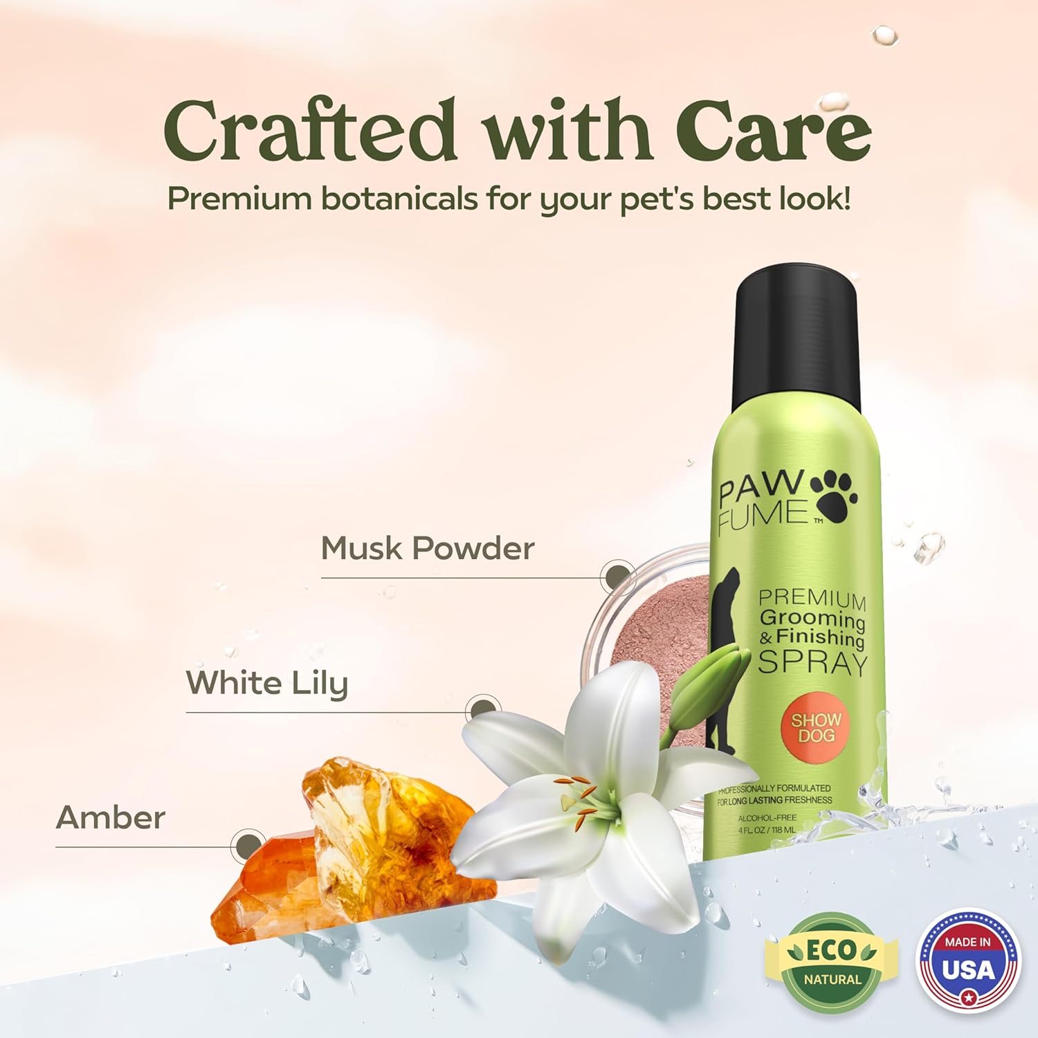Thumbnail 3 de PAWFUME Dog Perfume Spray (Hypoallergenic, Alcohol-Free) — Long-Lasting Fresh Scent & Detangling Grooming