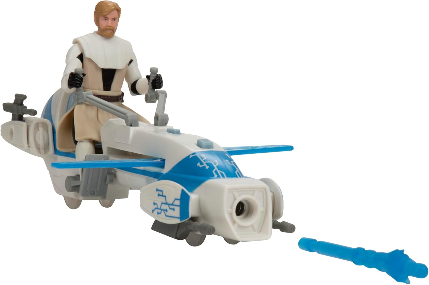 Thumbnail 3 de Star Wars Epic World of Action Obi-Wan Kenobi 4" Action Figure & BARC Speeder Bike