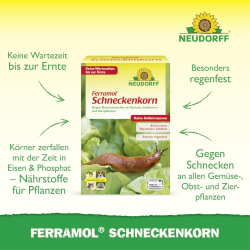Detalle de Neudorff Ferramol Schneckenkorn – Zuverlässiger Schutz vor Schnecken (2 kg)