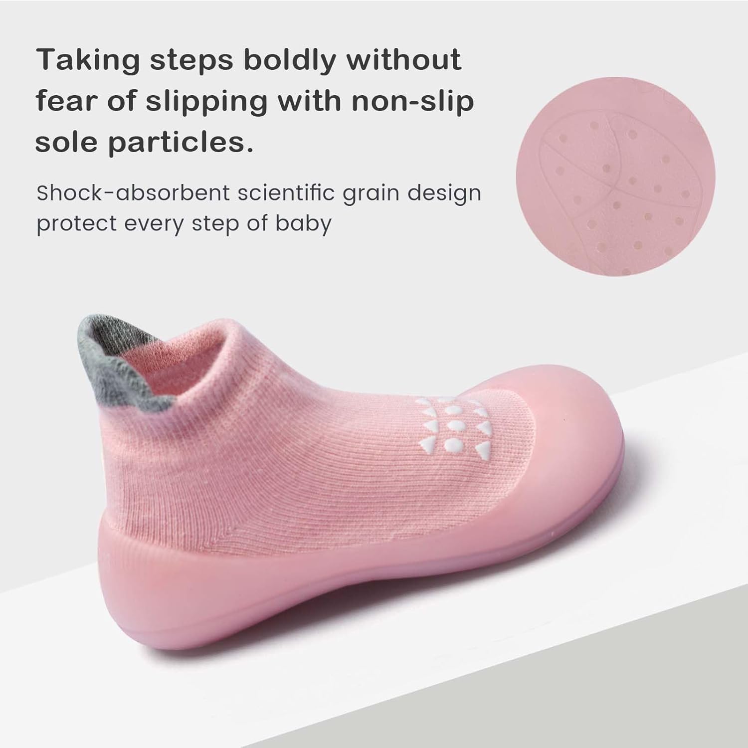 Thumbnail 2 de Bearbay Baby Walking Sock Shoes: Non-Slip, Breathable Slippers for Infants