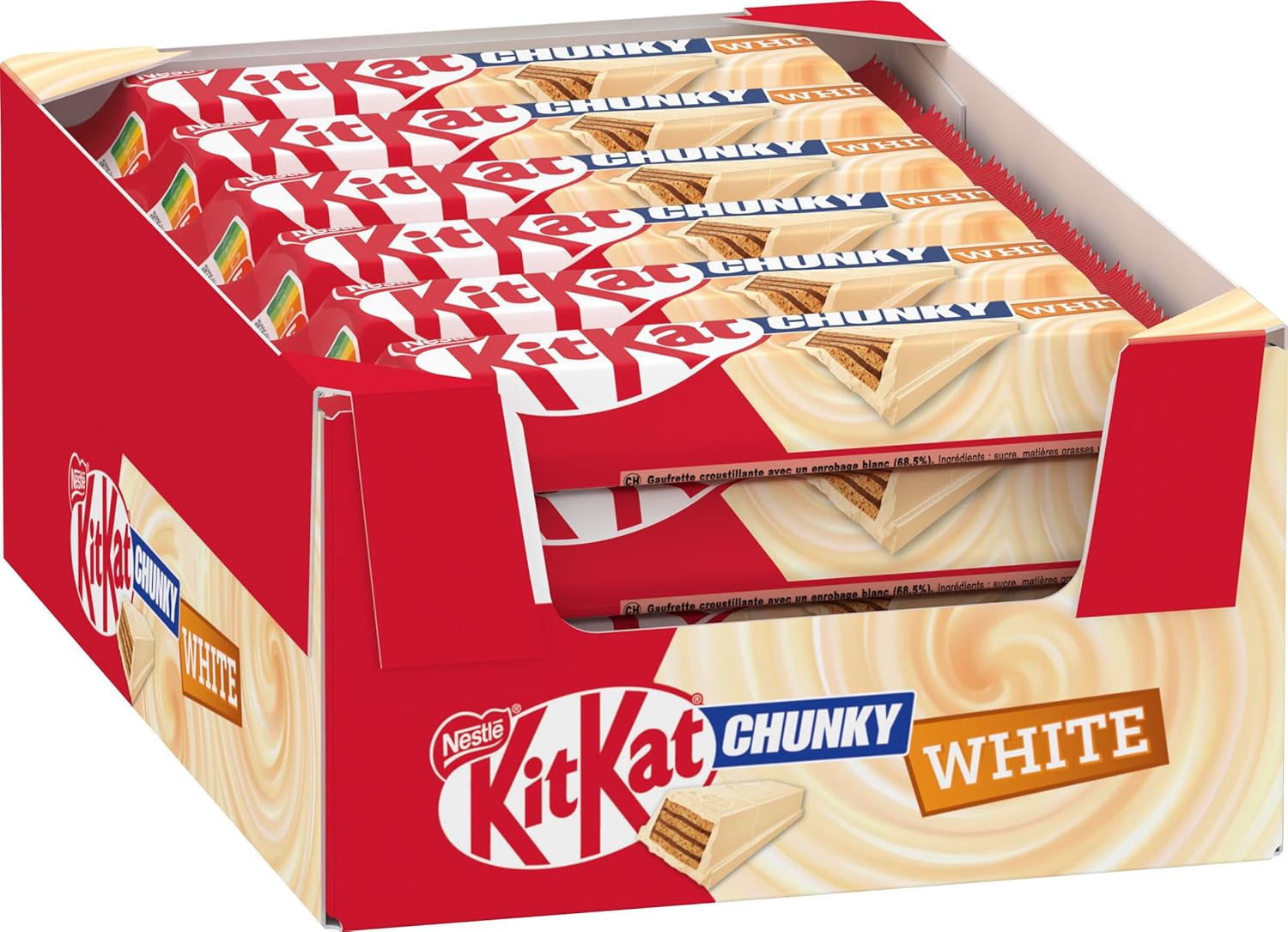 Thumbnail 6 de NESTLÉ KITKAT CHUNKY Classic Schokoriegel Multi-Pack (24er, 24 x 40 g) – knusprige Waffel mit Milchschokolade