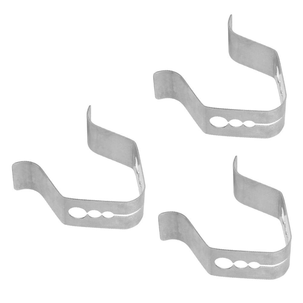 Detalle de Walfront 8607735917331 barbecue-sondeclips van roestvrij staal, set van 3