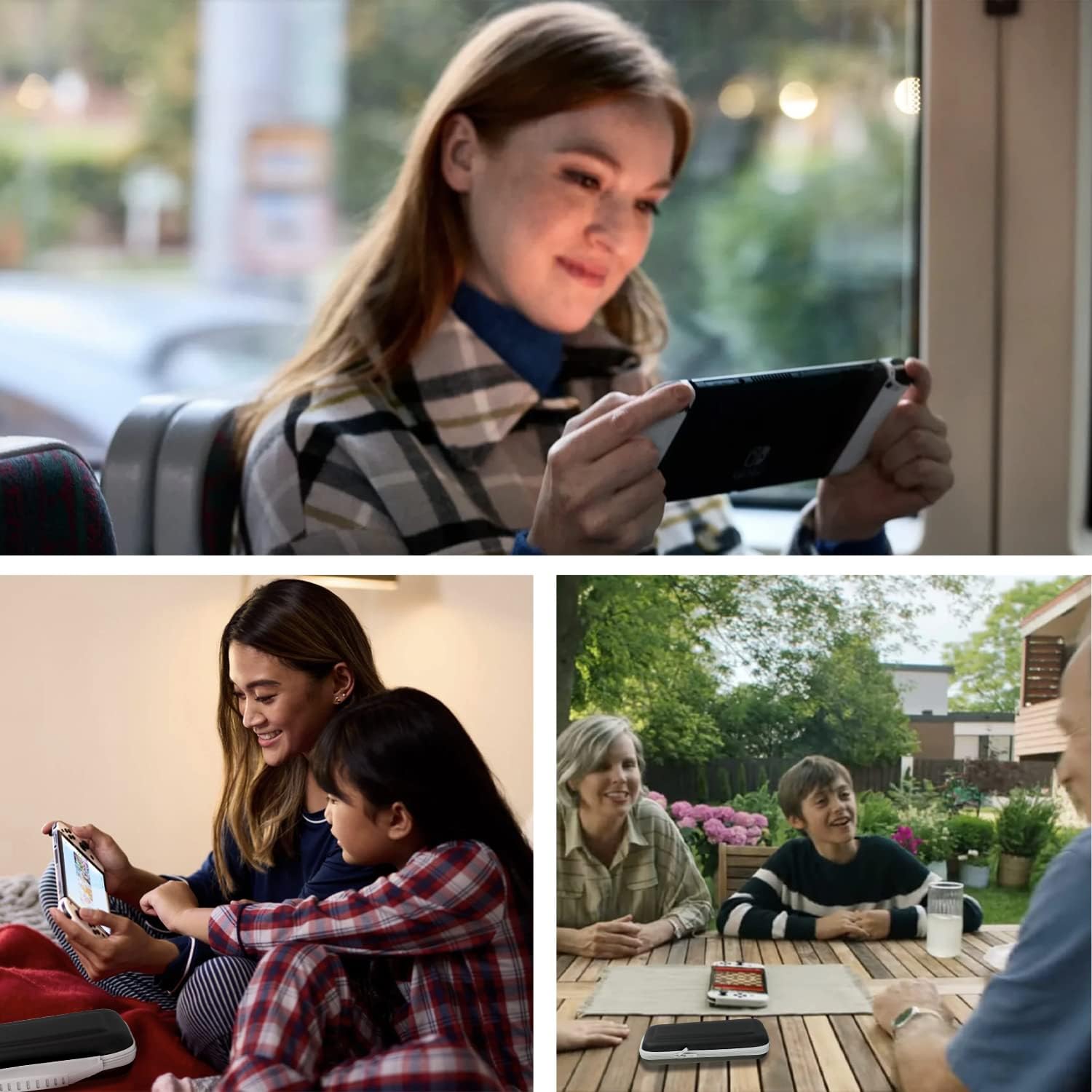 Thumbnail 5 de Orzly Tragetasche für Nintendo Switch OLED – Schutzhülle mit Zubehör- und Spiele-Ablagefach in Geschenkverpackung