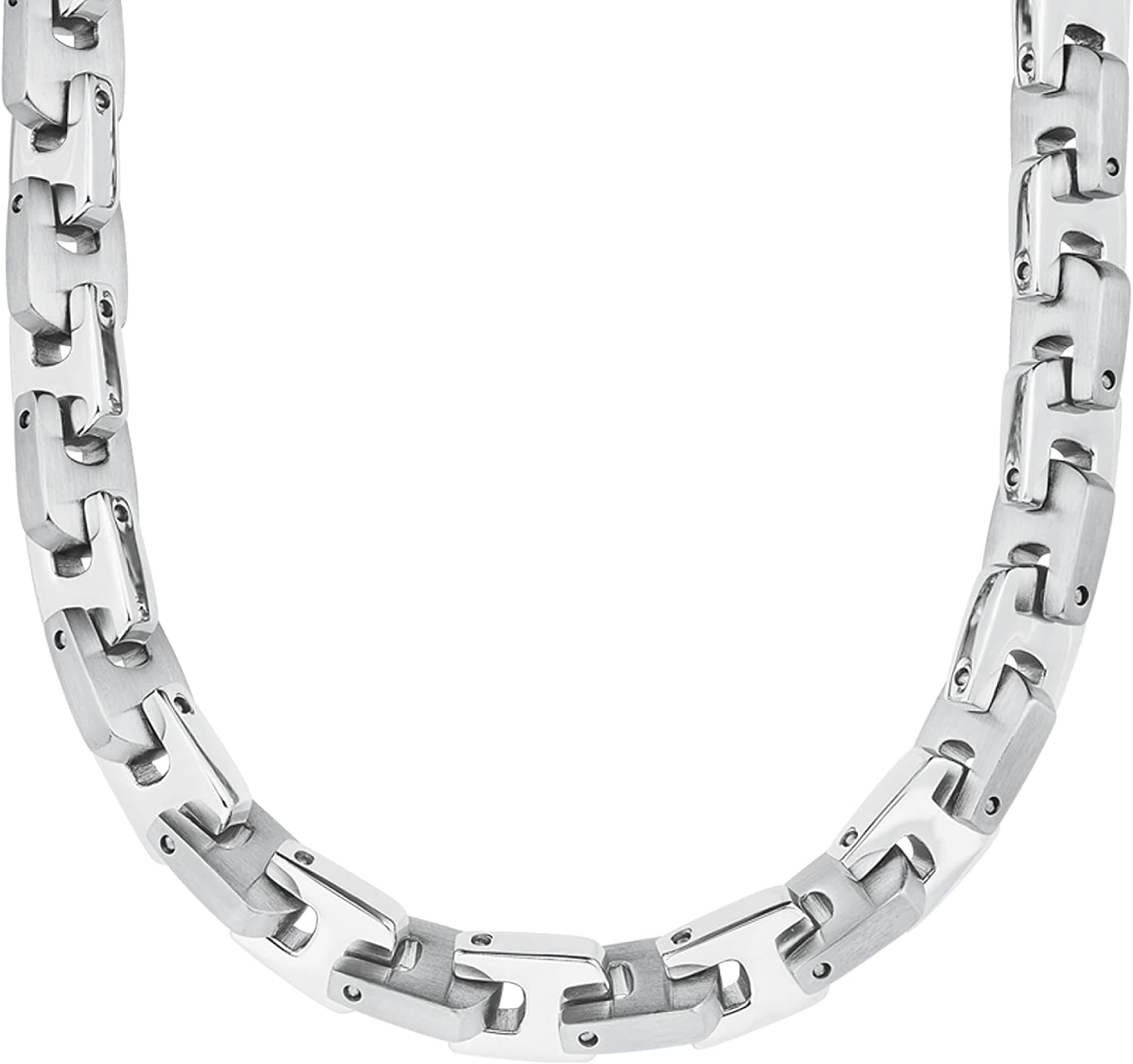 Detalle de s.Oliver Herren Schmuck: Bolde Halskette & Armband aus Edelstahl – Klassisch, Markant und Maskulin