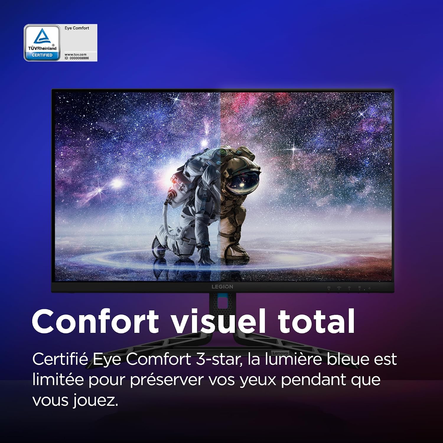 Detalle de Lenovo Legion R27qe Gen2 écran gaming 27''
