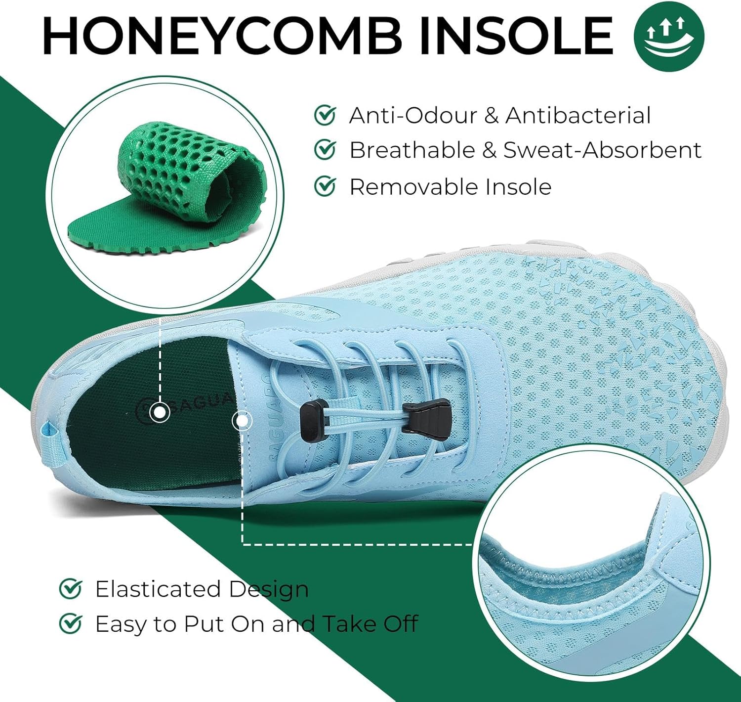 Thumbnail 3 de SAGUARO Water Shoes for Women Men