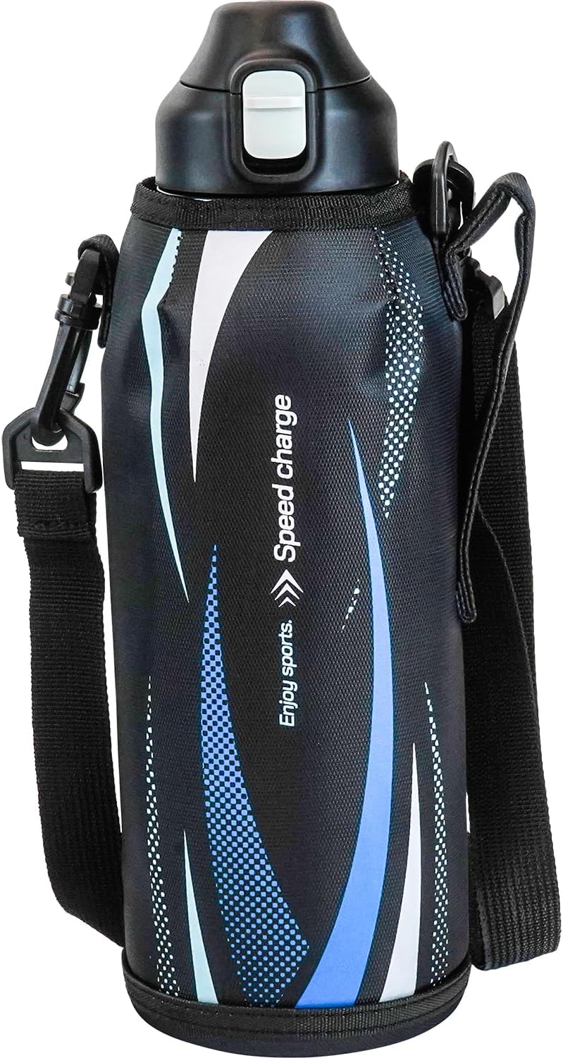 Detalle de 和平フレイズ フォルテック RH-1836 子ども用水筒 1.5L、ワンタッチ直飲み・真空断熱・保冷専用