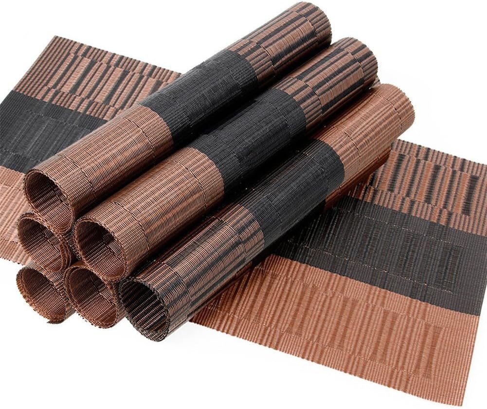 Thumbnail 4 de Fontic 6er Set Platzsets 30x45cm – rutschfeste, hitzebeständige PVC-Tischunterlagen