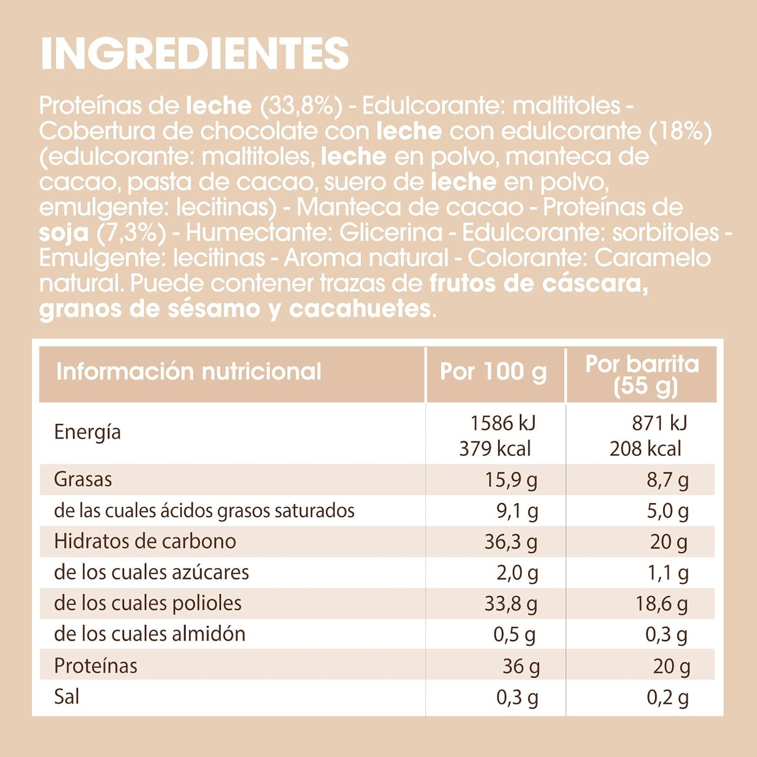 Thumbnail 4 de Enervit The Protein Deal Crispy Cookie Treat 20g de proteína