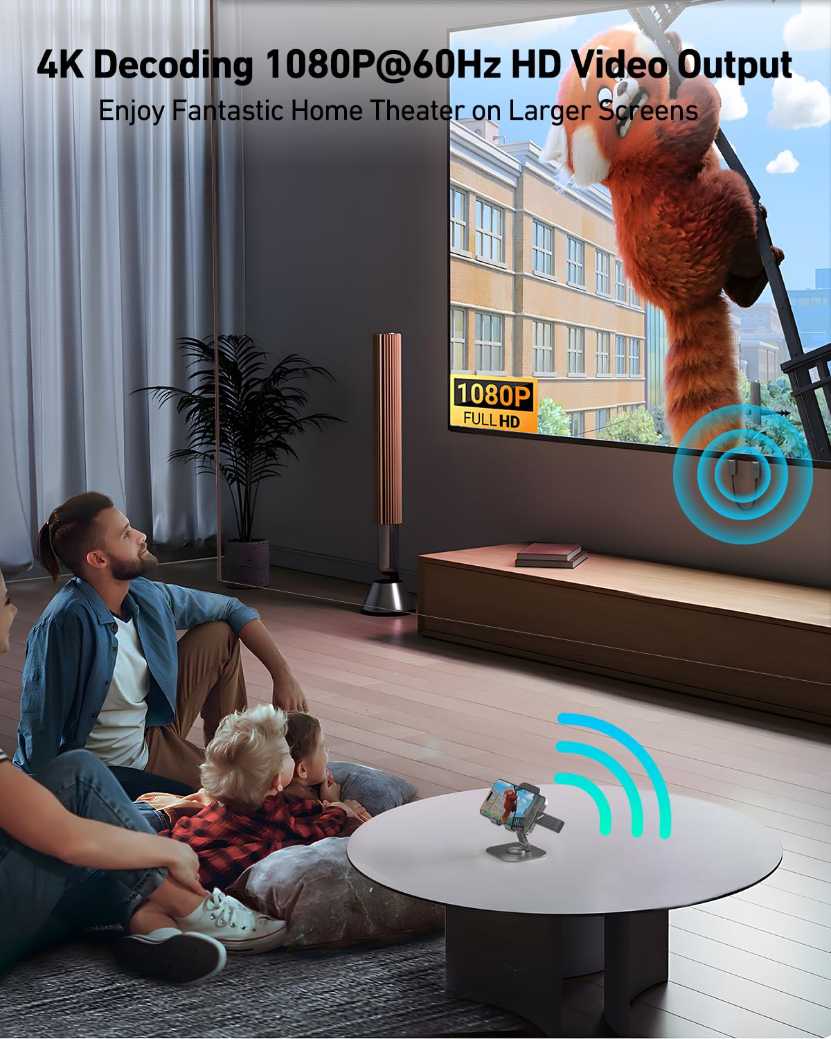 Detalle de BENFEI Wireless USB-C Transmitter & HDMI Receiver Kit