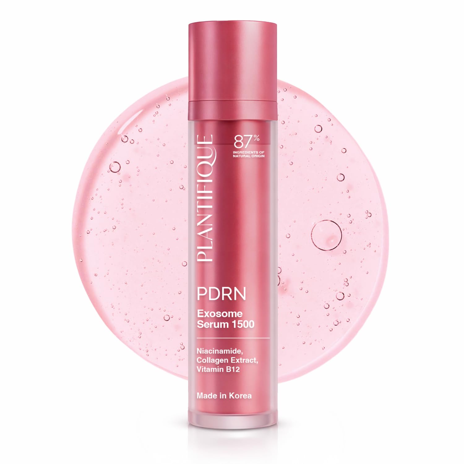 Detalle de PLANTIFIQUE PDRN Microneedling Serum Gesichts Exosome 1500 PPM – Feuchtigkeit & Hautbarriere-Reparatur
