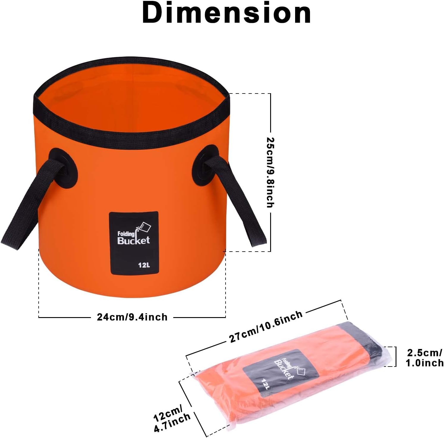Thumbnail 1 de iGreely Folding Bucket 12L collapsible bucket