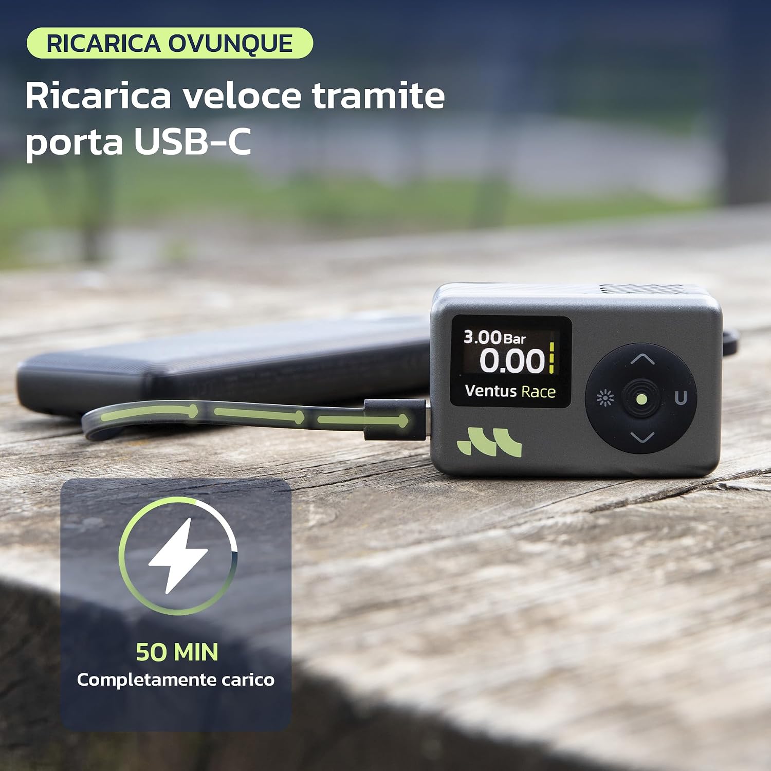 Thumbnail 6 de Woowind Mini compressore per bicicletta 120 PSI ⛓