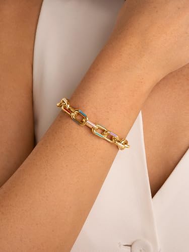 Detalle 2 de SINGULARU Pulsera Link Rainbow Enamel