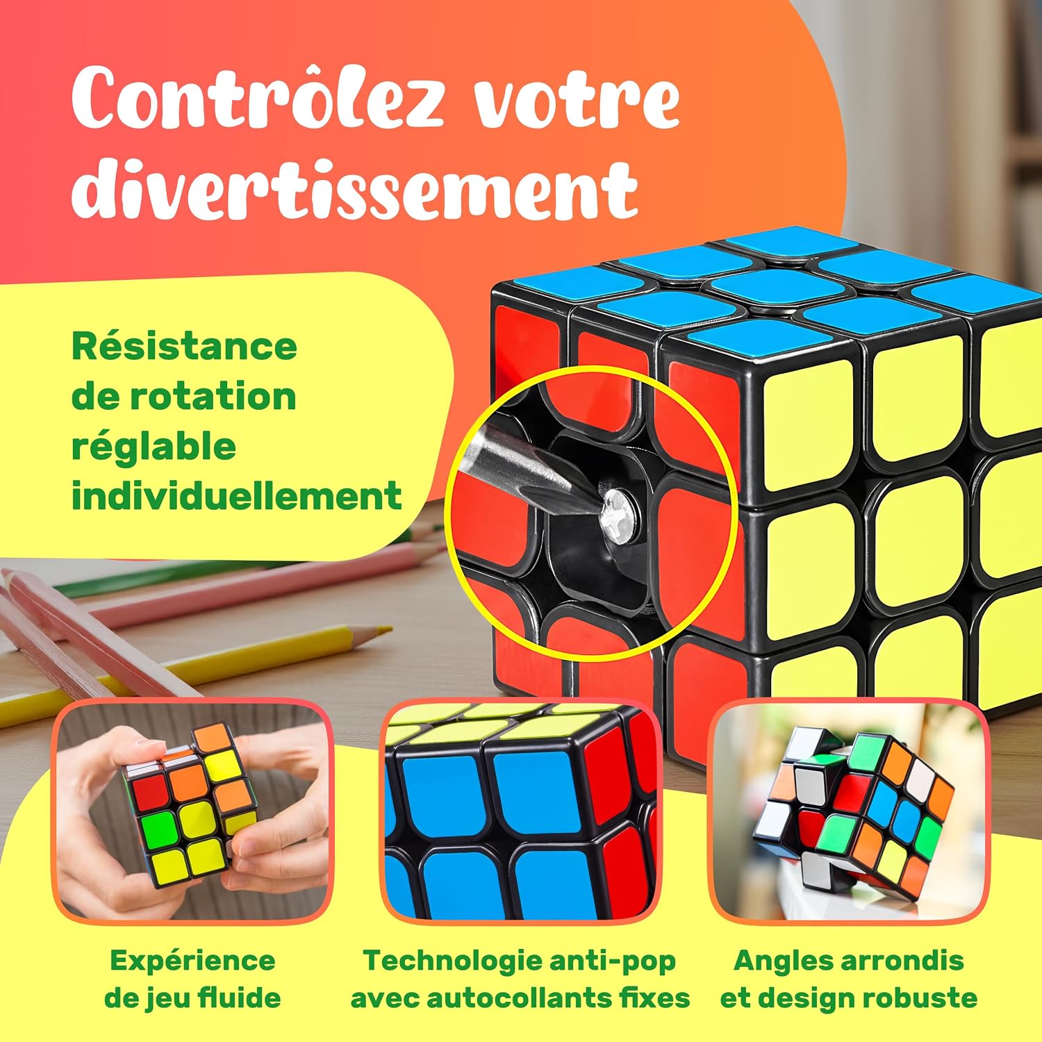 Detalle 2 de CUBIDI Cube de Vitesse 3x3 🧩
