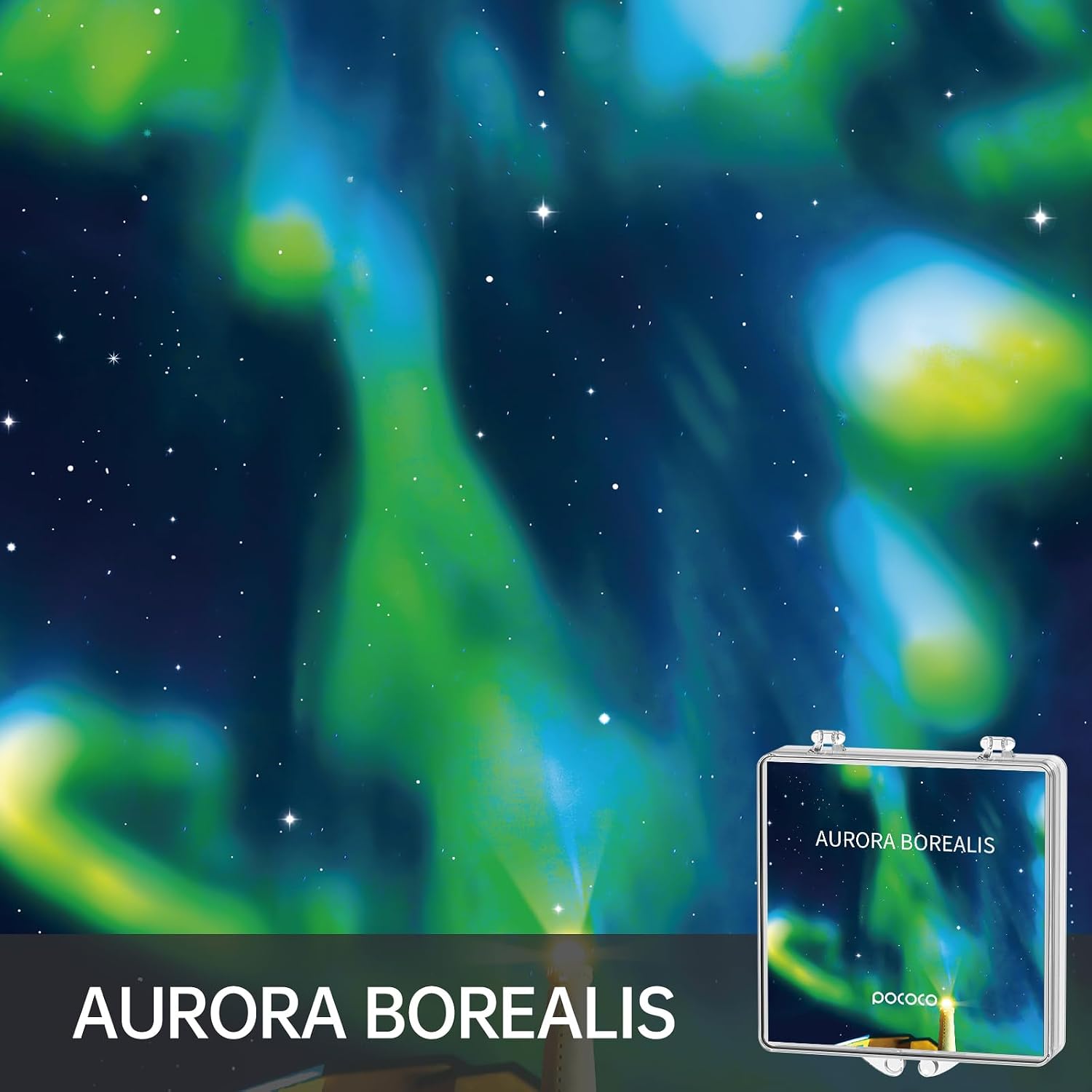 Detalle 1 de Aurora & Tiefsee Scheiben für POCOCO Galaxy Projektor 5K Ultra HD