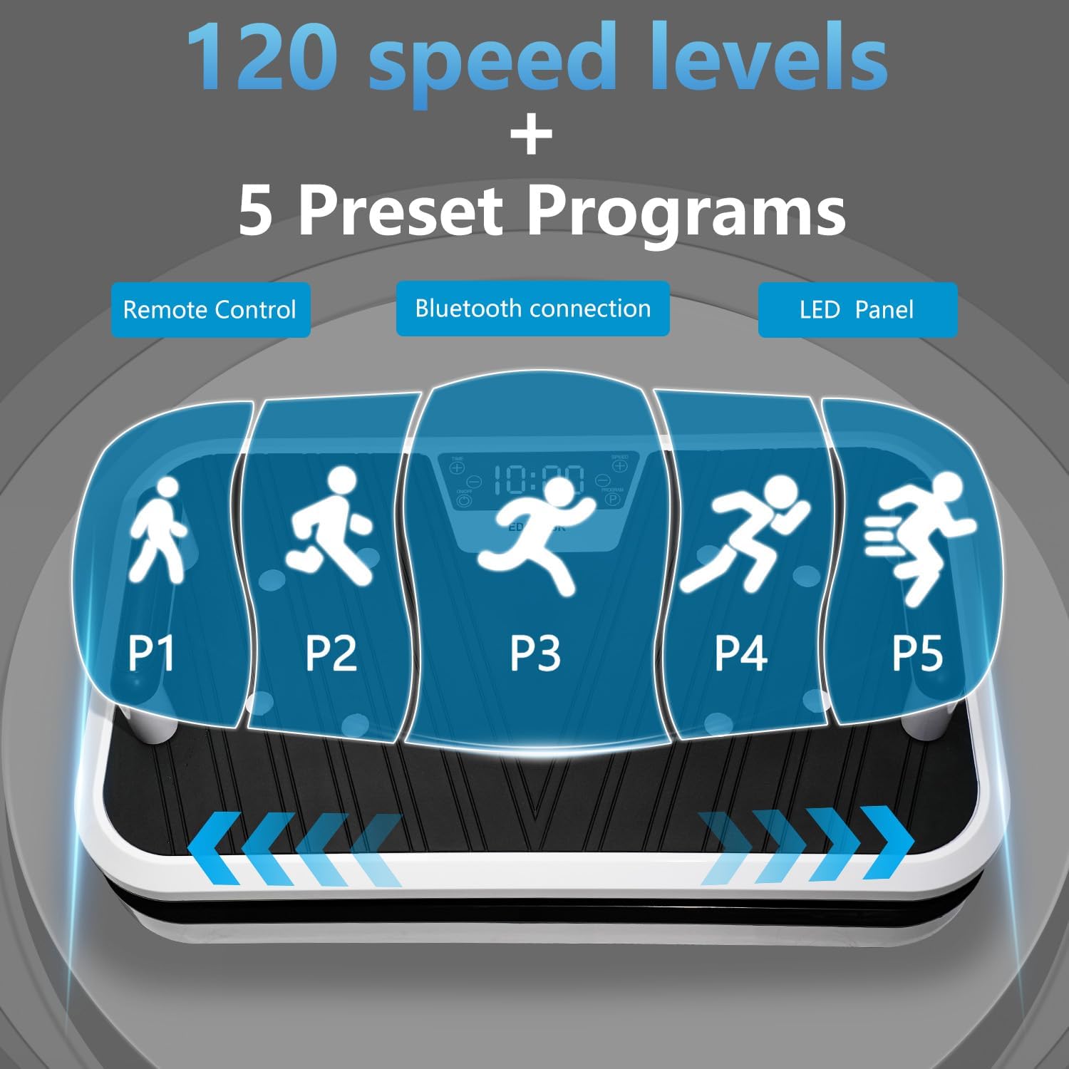 Thumbnail 4 de EDGSKGR Professional Linear Vertical Vibration Plate (50–60Hz) with 3mm Amplitude, 330 lbs Capacity